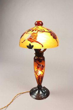 Art Deco | Art Revival Lampe Aux Kalanchoe - Le Verre Francais