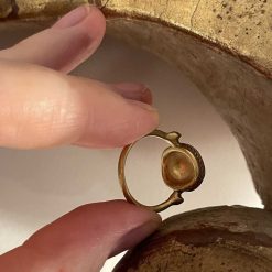 Archeologie | Matthew Holder Bague En Or Ancienne Sertie D'Une Intaille En Pierre De Sang 1Er Siecle