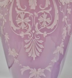 Verrerie, Cristallerie | Anne Besnard Paire De Vases En Opaline, Xixe Siecle