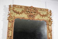 Miroirs, Trumeaux | Brozzetti Antichità Grand Miroir Baroque Italien Du Xviiie Siecle En Bois Et Pastiglia Laque