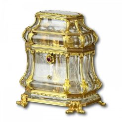 Objets De Vitrine | Matthew Holder Exceptionnel Necessaire En Cristal De Roche Monte Sur Or