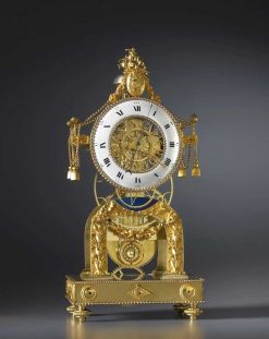 Directoire | Richard Redding Antiques Horloge Squelette Directoire De N. J. Bellet