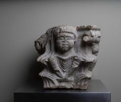 Moyen Age | Dei Bardi Art Chapiteau Roman Representant Quatre Africains - Pouilles, Xiiie Siecle