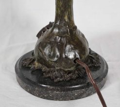 Art Nouveau | Galerie Lauretta Lampe En Bronze Art Nouveau Ludwig Beck 1895