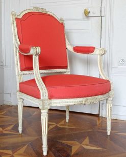 Louis Xvi | GSLR Antiques Paire De Fauteuils A La Reine D'Epoque Louis Xvi Estampilles Dupain