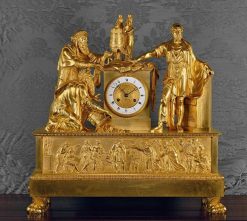 Horloges, Cartels | Richard Redding Antiques Pendule Empire A Huit Jours De Chatourel