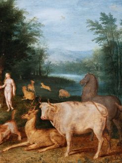 Louis Xiii | Galerie Nicolas Lenté Adam Et Eve Au Paradis, Atelier De Jan Brueghel Le Jeune (1601-1678)