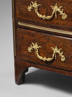 Regence | Galerie Delvaille Commode D'Epoque Regence En Bois De Palissandre Et D'Amourette